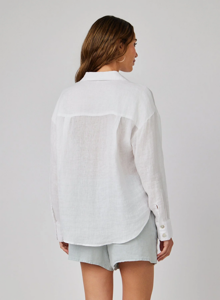 Boyfriend Button Down - White