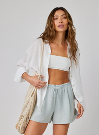 Boyfriend Button Down - White