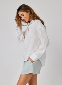 Boyfriend Button Down - White