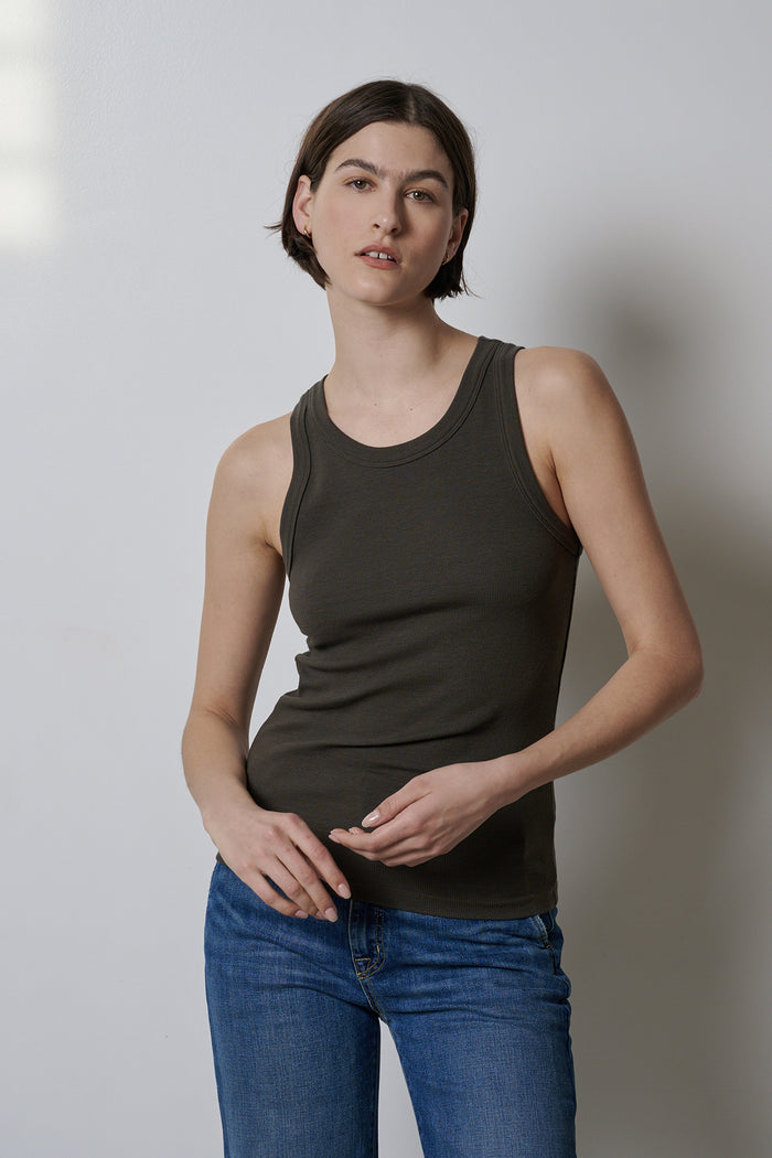 Cruz Tank - Olive