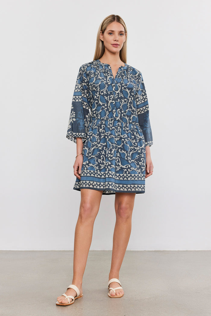 Talia Dress - Blue