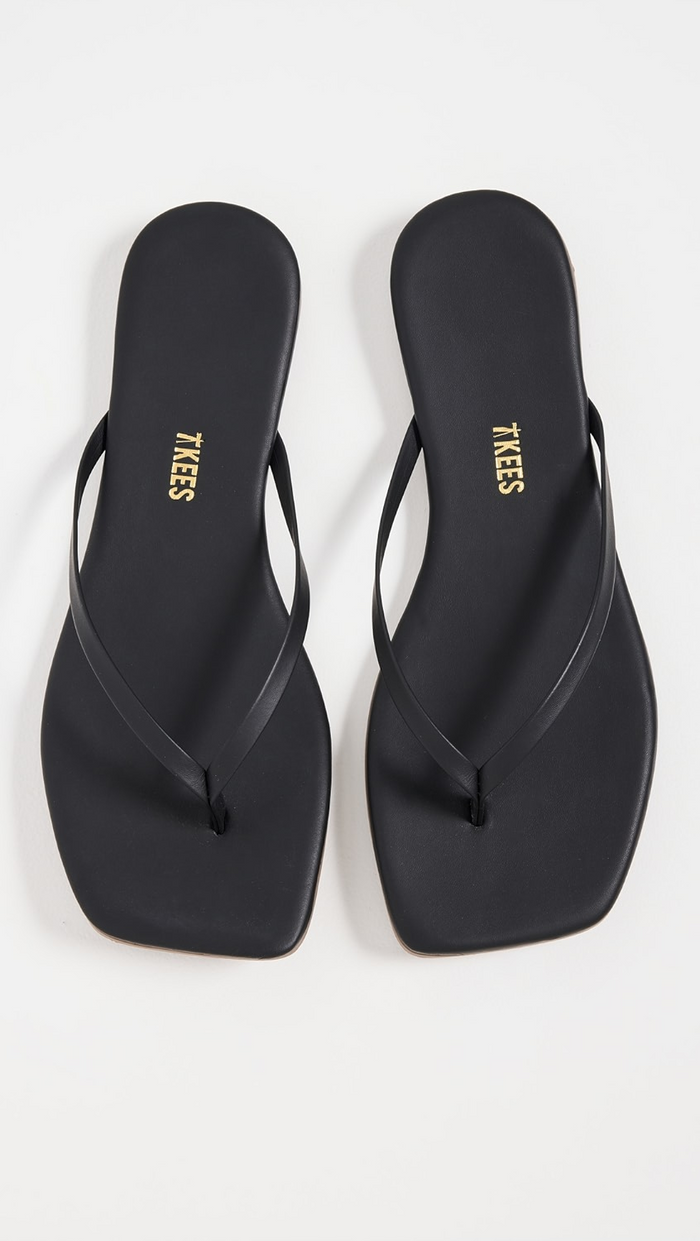 Lily Square Toe Sandal - Black