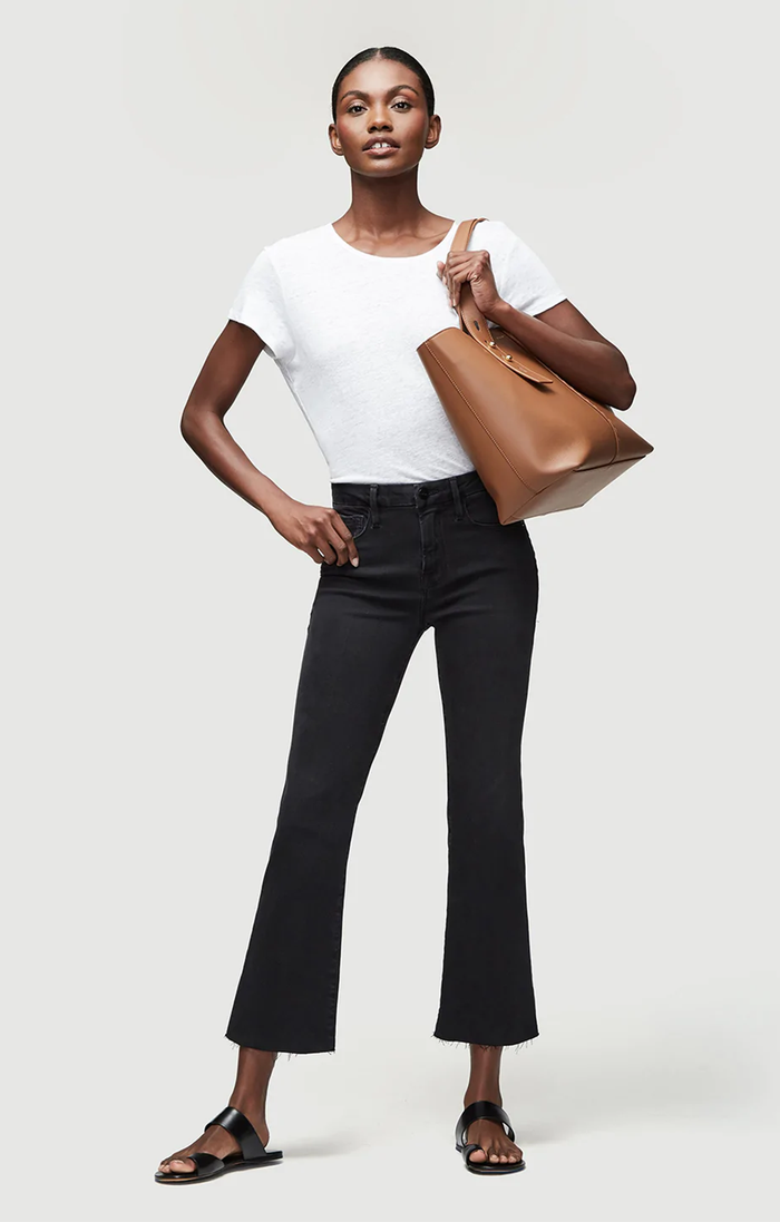 Le Crop Mini Boot Raw Edge - Kerry