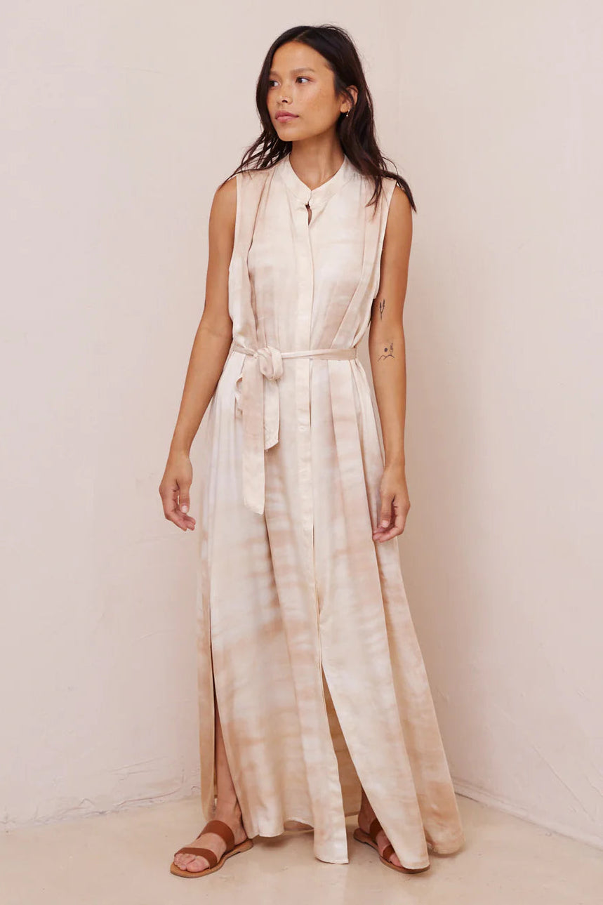 Side Slit Maxi Dress - Dune Dye