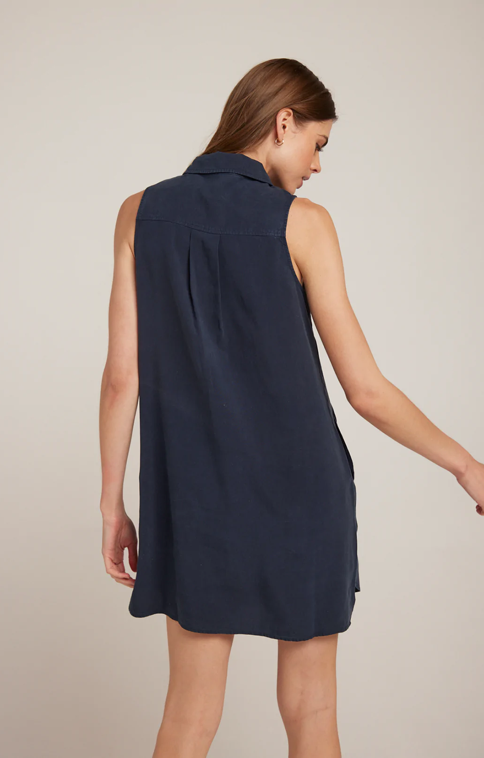 Sleeveless A Line Dress Endless Sea Bella Dahl Twist