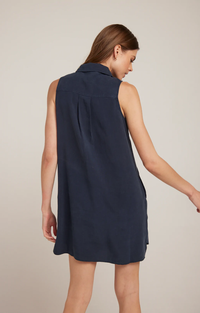 Sleeveless A Line Dress - Endless Sea