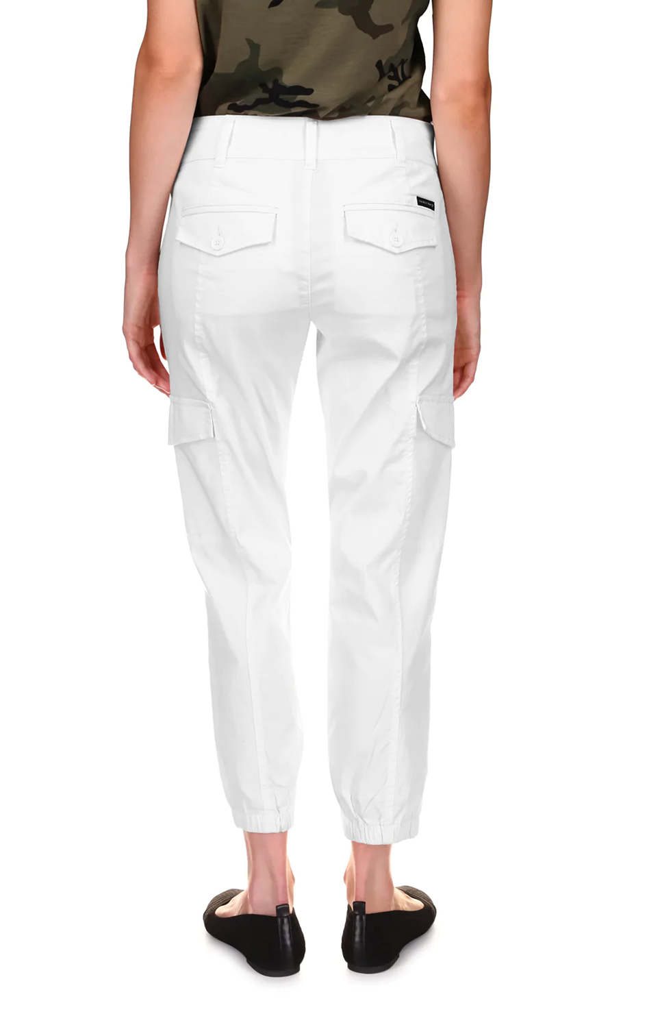 White Cargo Pants for Women