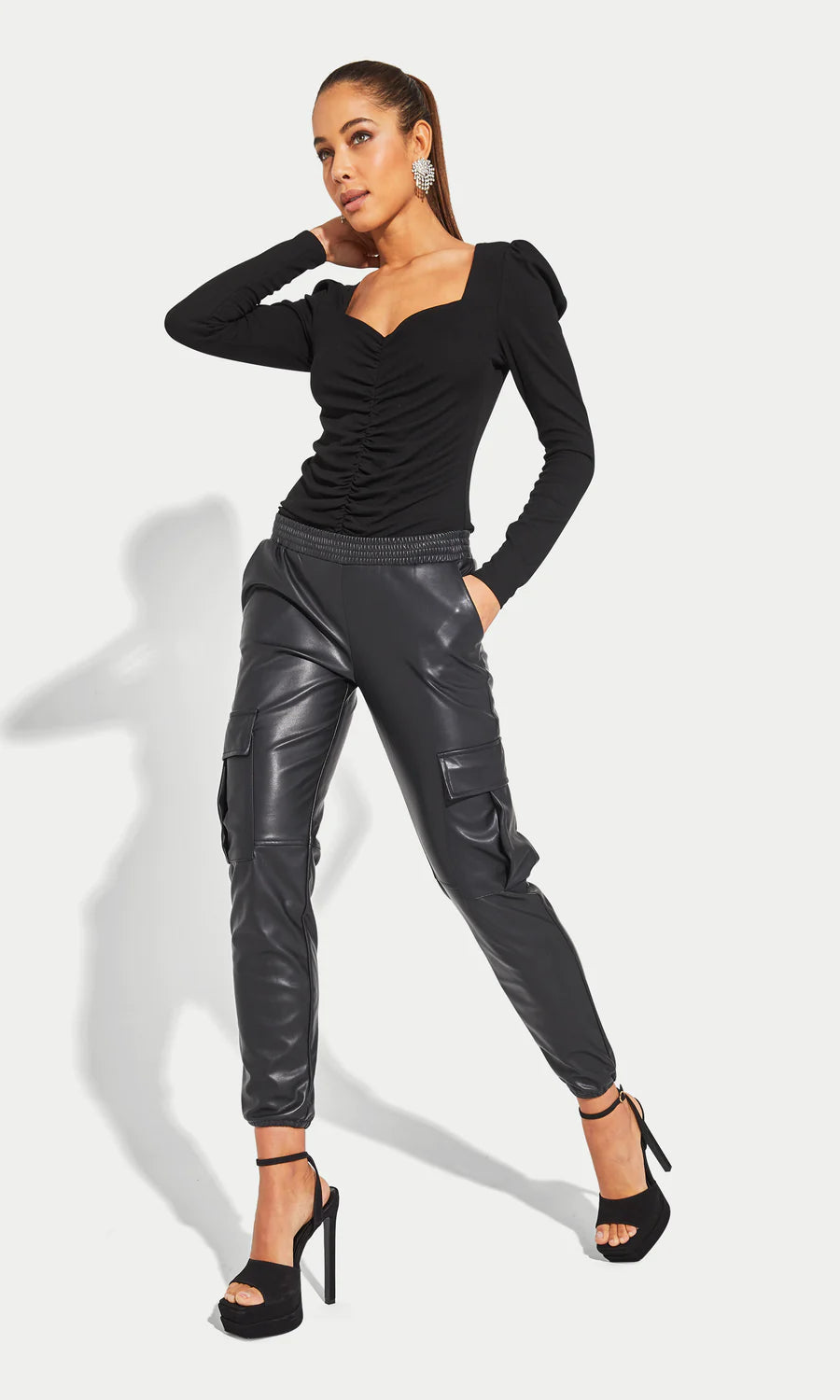 Jogger 2025 leather pants