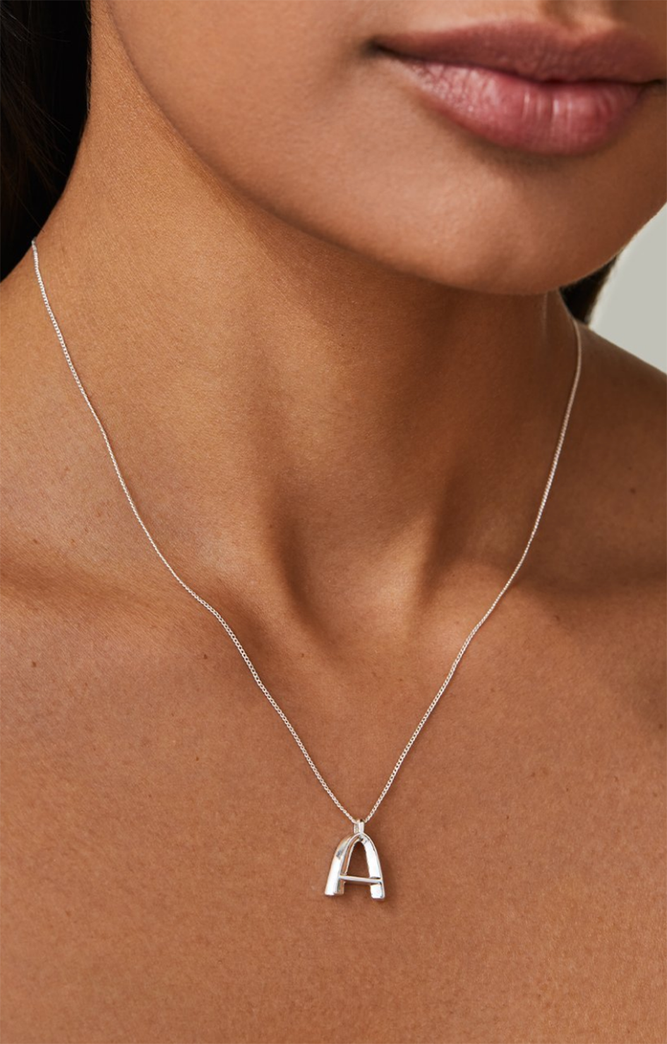 JB Monogram Necklace Silver Jenny Bird Twist Fashions Inc