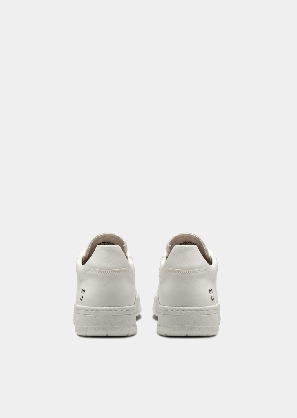 Vegan leather white store sneakers