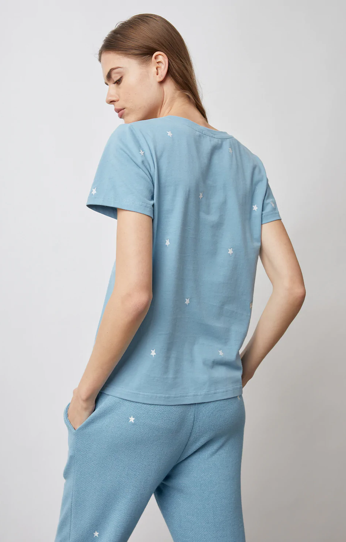 Cara Tee - Aqua Stars