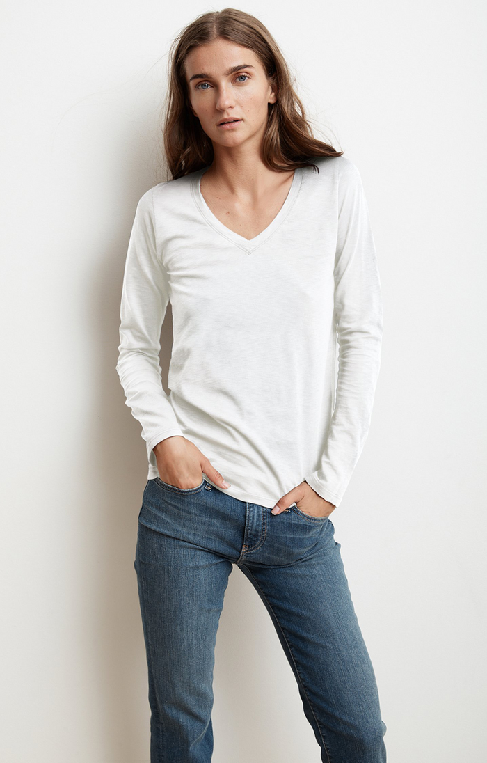 Bridget Long Sleeve - White