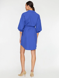 Kate Belted Dress - Cobalt