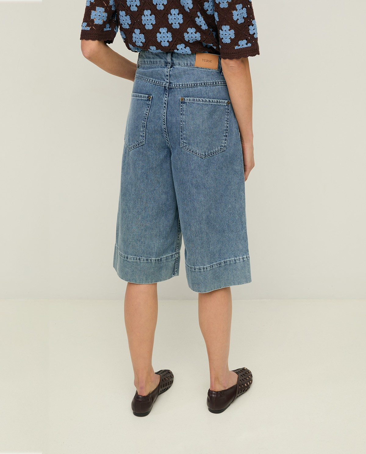 Denim Bermuda Shorts - Indigo