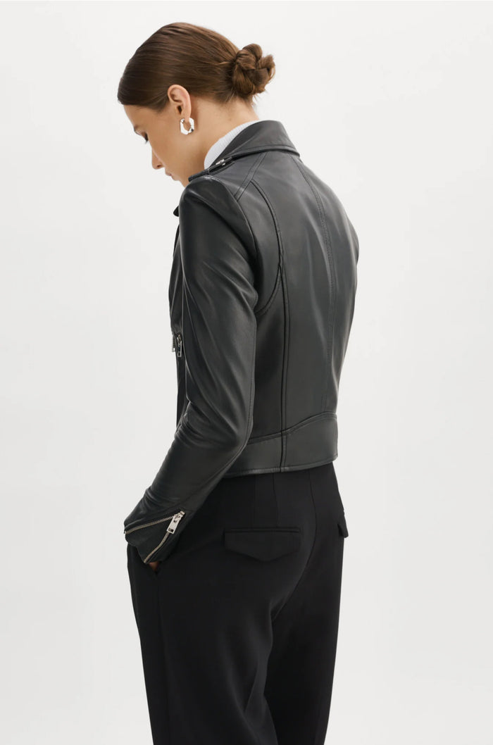 Donna Leather Jacket - Black