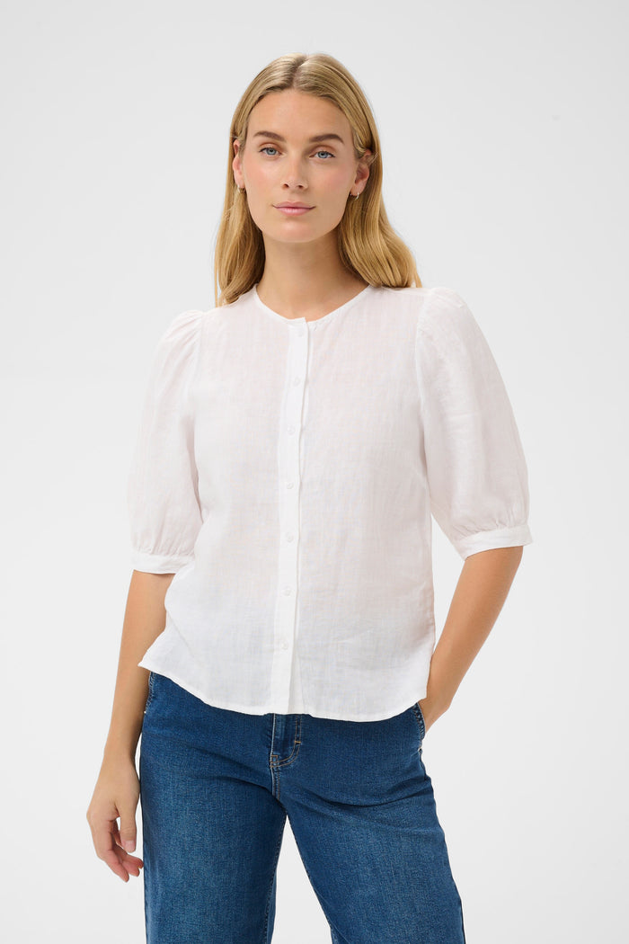 Azra Shirt - Bright White