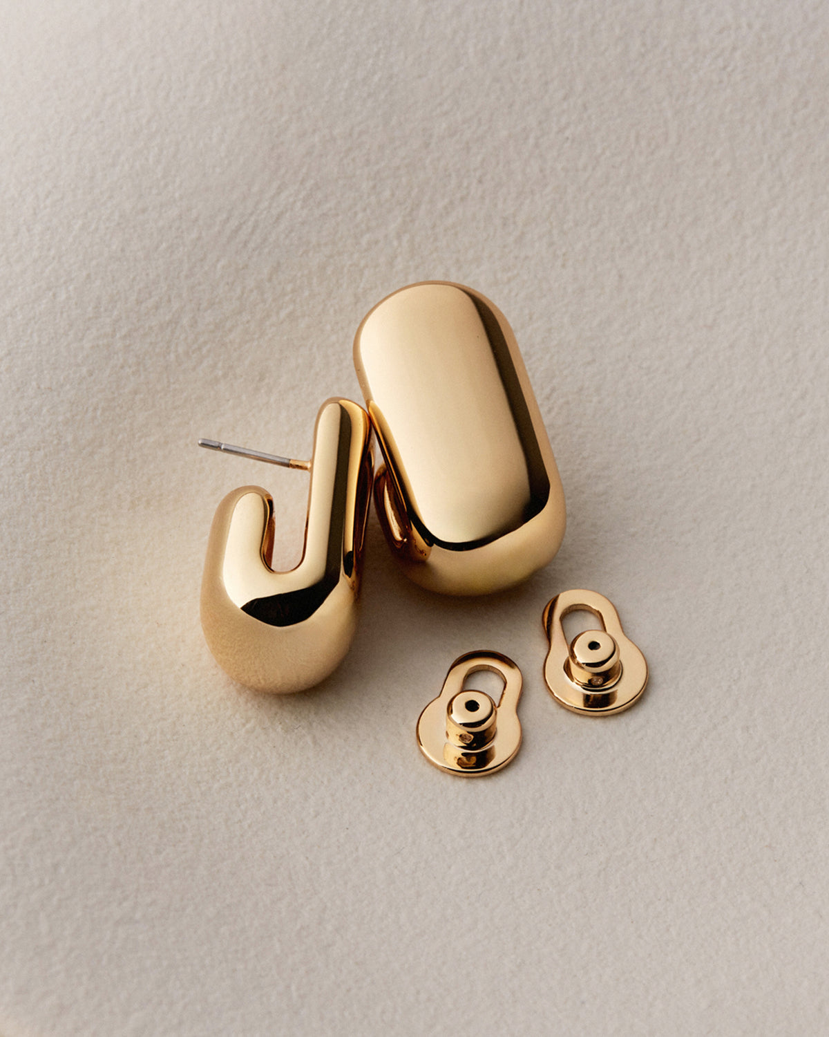 Leon Earrings - Gold
