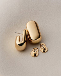 Leon Earrings - Gold