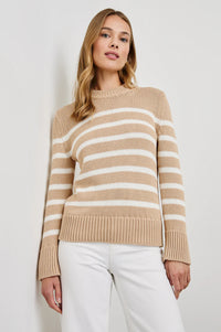 Alise Sweater - Ivory Birch Stripe