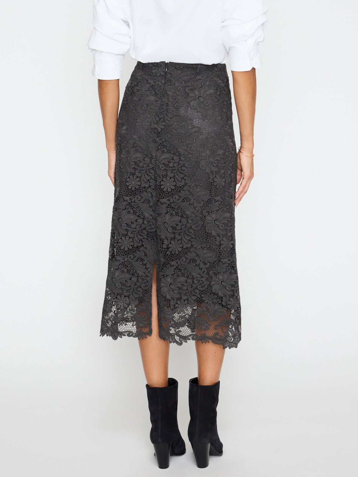 Mara Lace Skirt - Hunter