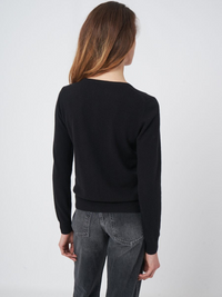 Knitted Cardigan - Black