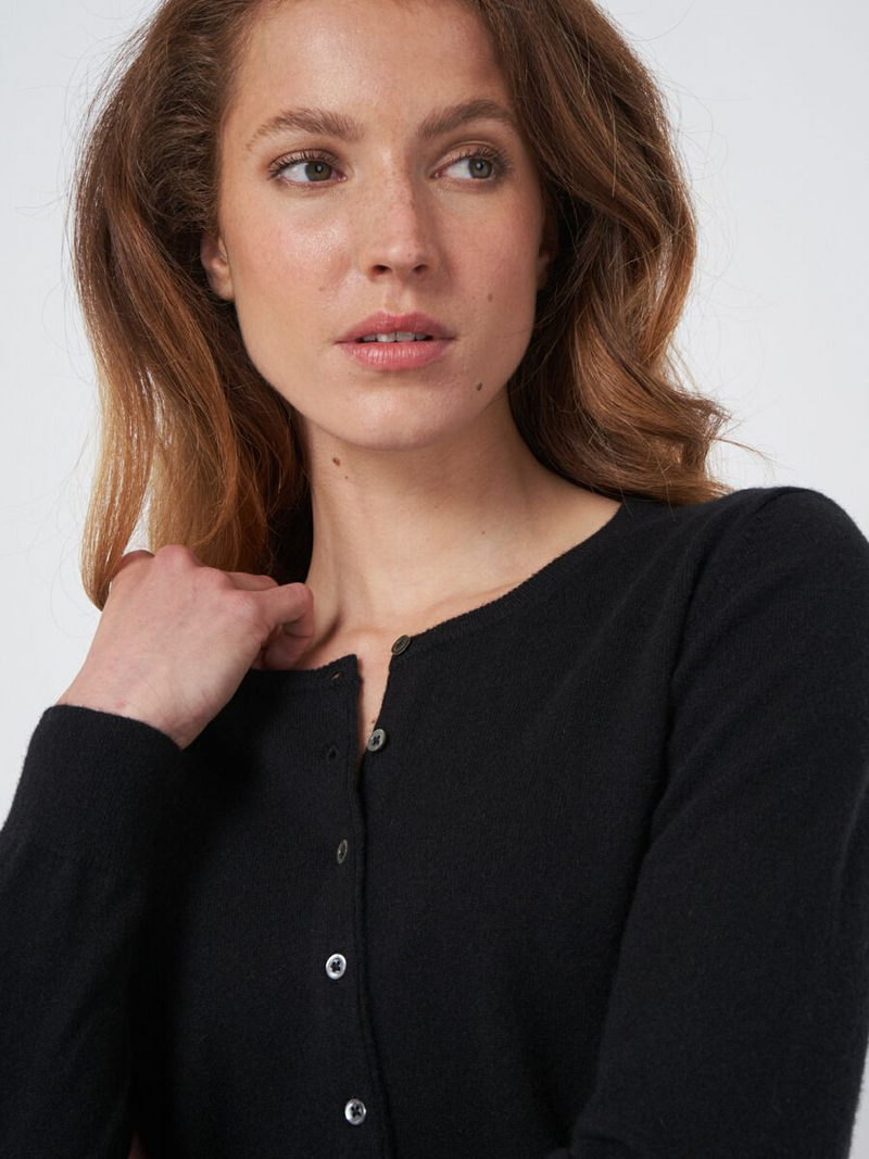 Knitted Cardigan - Black