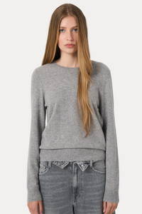 100528 Knitted Pullover - Light Grey