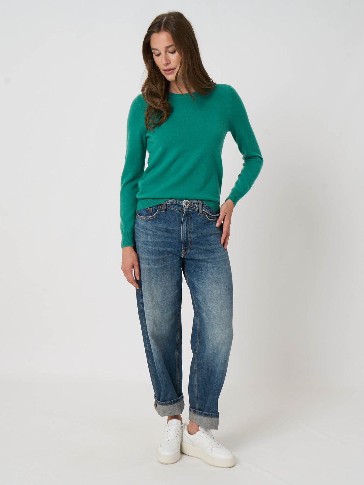 Knitted Pullover - Green