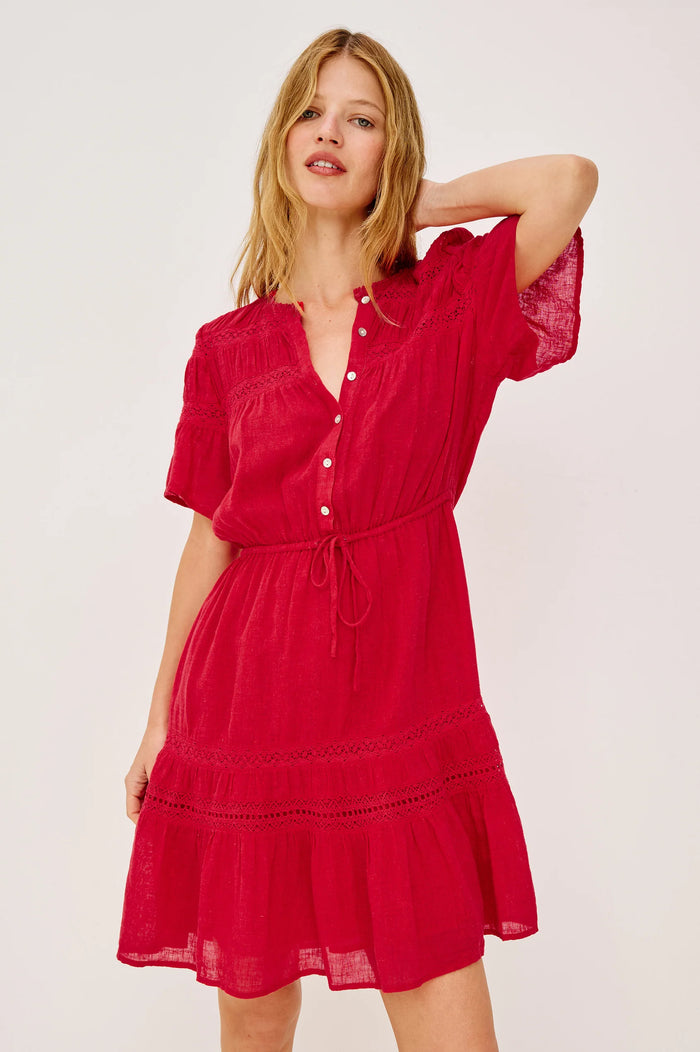 Winslow Dress - Tomato