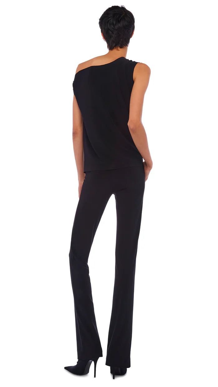 Drop Shoulder Top - Black