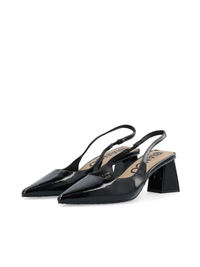 Biamaralyn Slingback - Black Patent