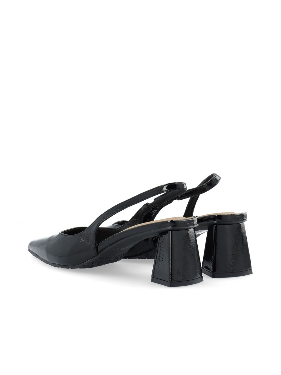 Biamaralyn Slingback - Black Patent