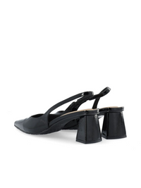 Biamaralyn Slingback - Black Patent