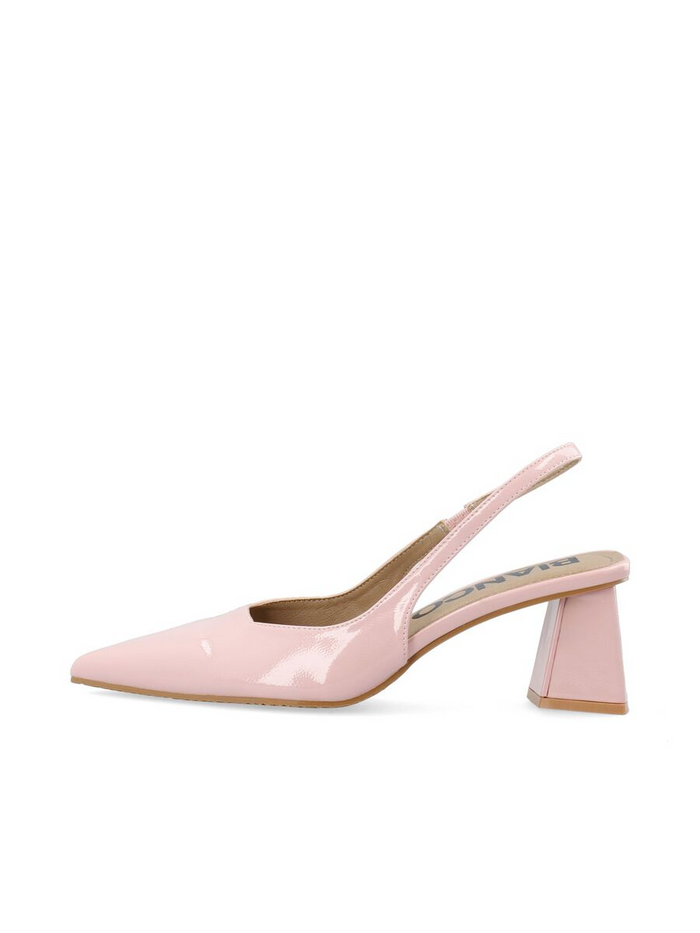 Biamaralyn Slingback Patent Pumps - Dusty Pink