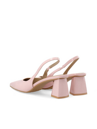 Biamaralyn Slingback Patent Pumps - Dusty Pink