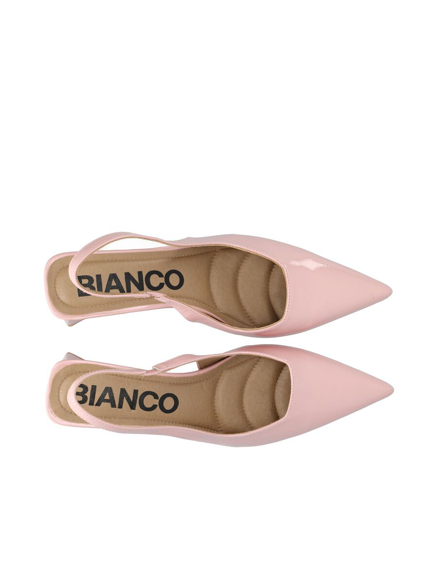 Biamaralyn Slingback Patent Pumps - Dusty Pink