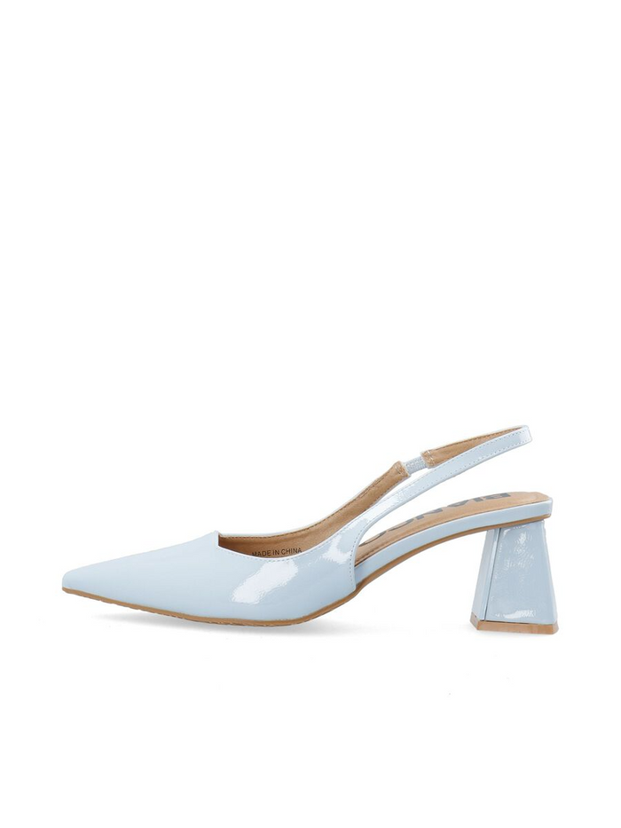 Biamaralyn Slingback Patent Pumps - Sky Blue