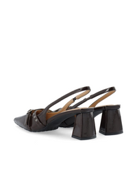 Biamaralyn Slingback - Brown Patent