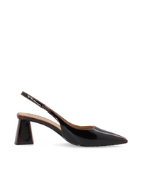Biamaralyn Slingback Pull Up - Brown Patent