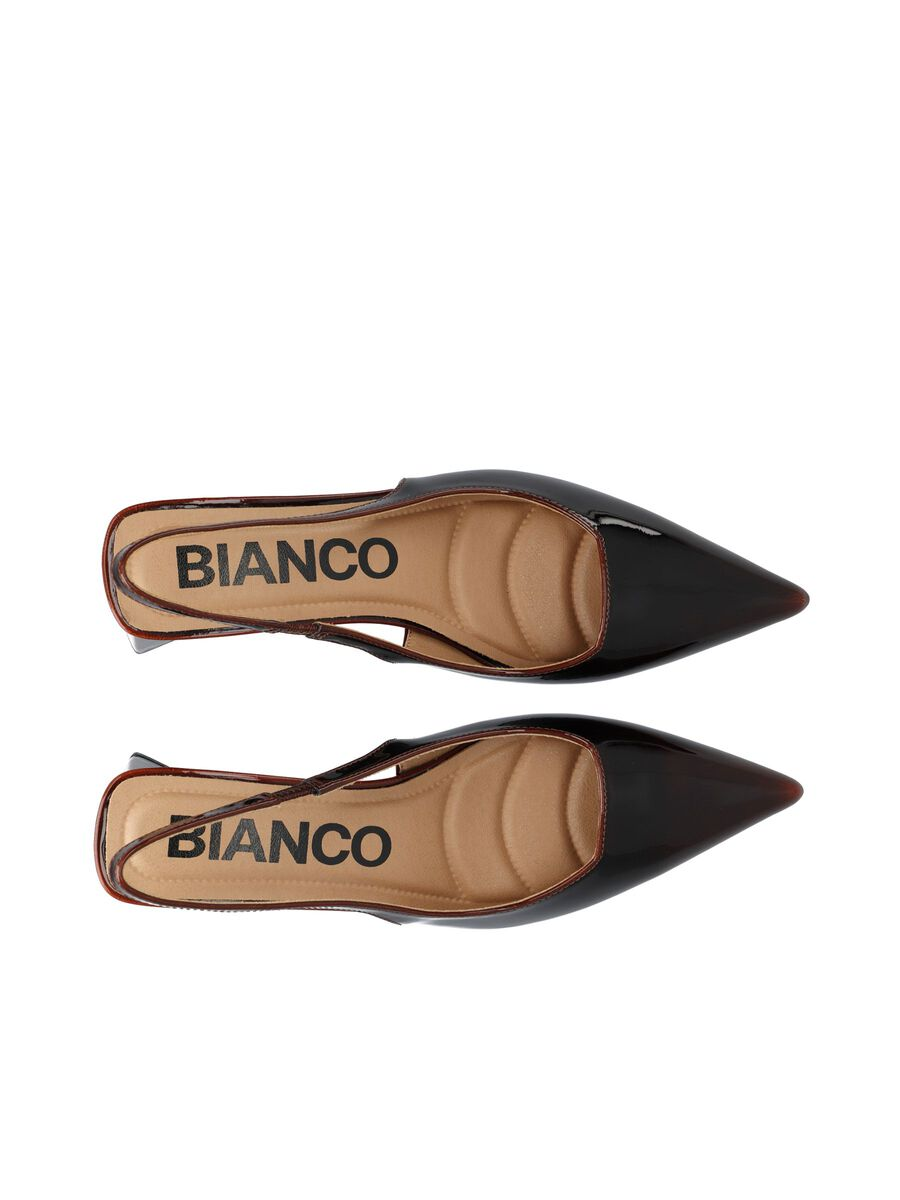 Biamaralyn Slingback Pull Up - Brown Patent