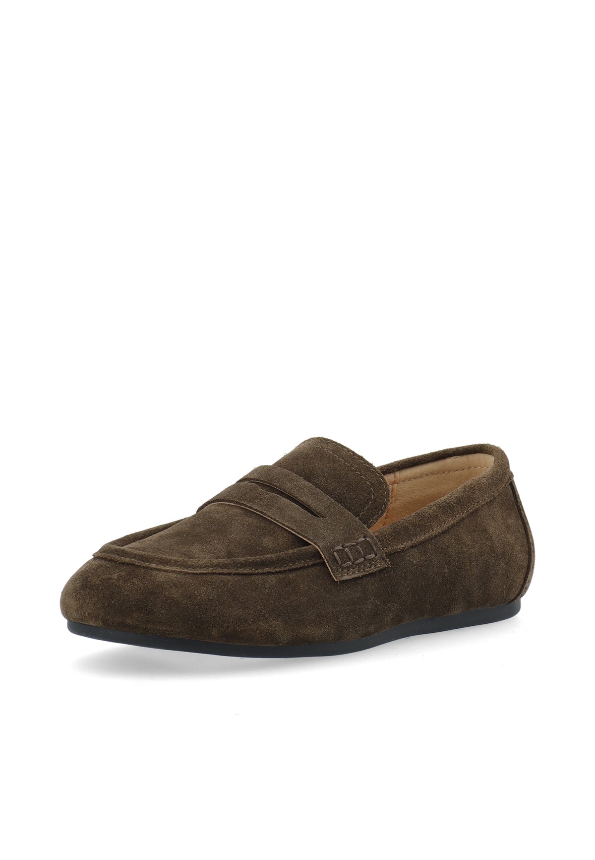 Biamarlene Suede Loafer - Brown