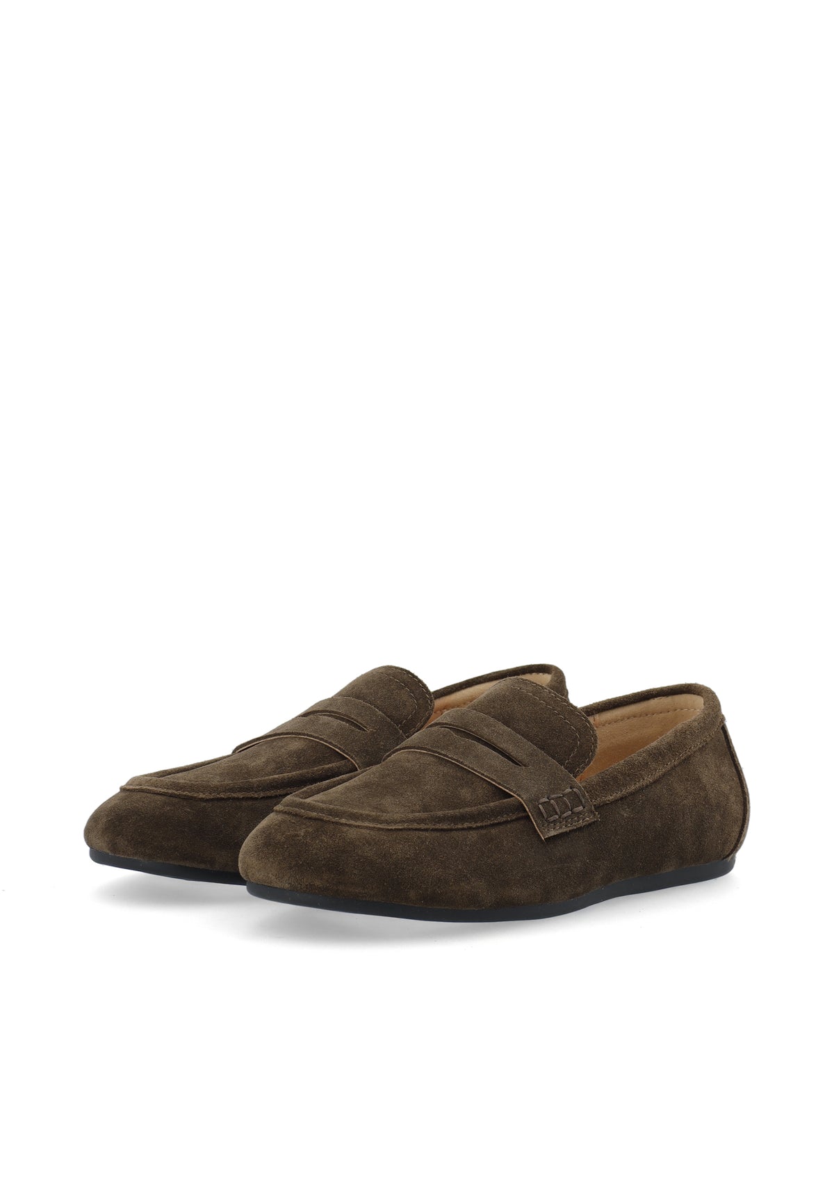 Biamarlene Suede Loafer - Brown