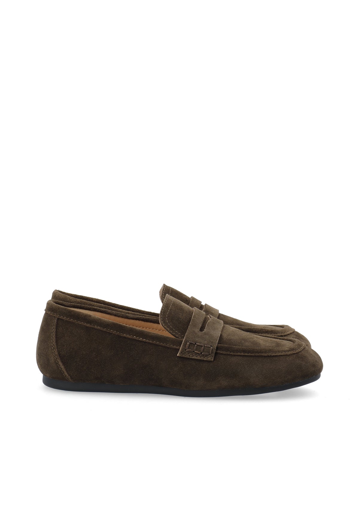Biamarlene Suede Loafer - Brown