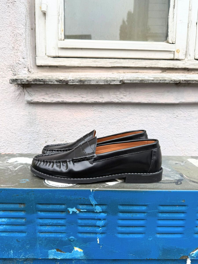 Biapop Penny Loafer - Black - Bianco – Twist Fashions Inc.