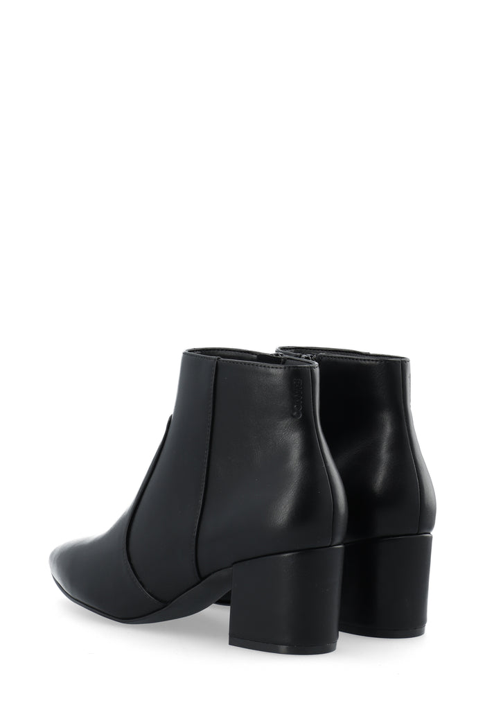 Biadevived Ankle Boot - Faux Leather - Black