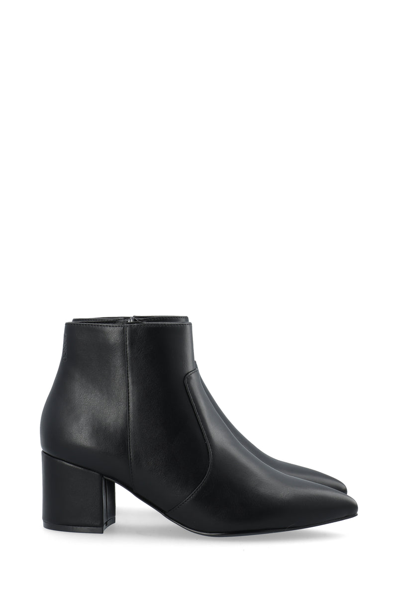 Biadevived Ankle Boot - Faux Leather - Black