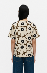 Tunnit T-Shirt - Beige Brown Black