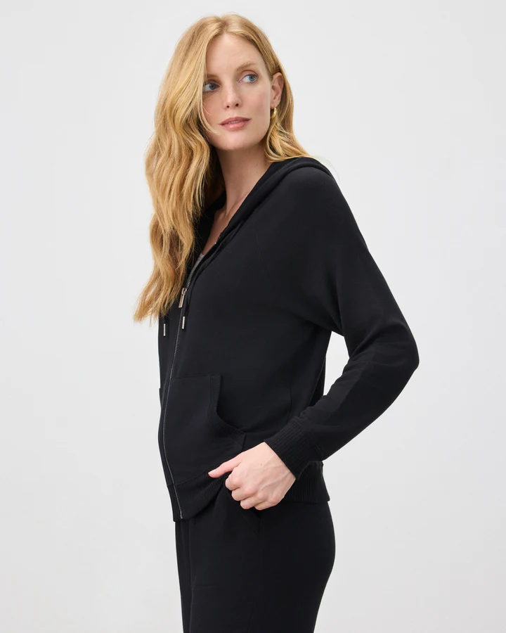 Supersoft Zip Up Hoodie - Black