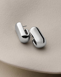 Leon Earrings - Silver