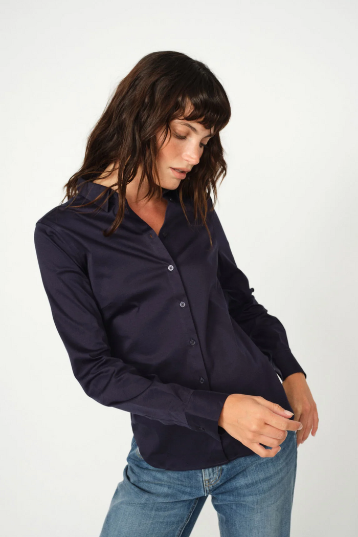 Tina Jersey Shirt - Maritime Blue